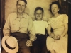 Ron relaxing with his parents